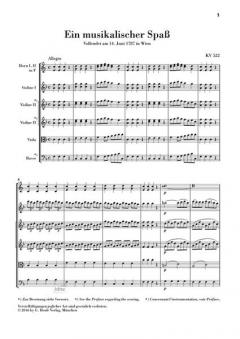 Ein musikalischer Spaß KV 522 (W.A. Mozart) 