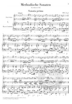 Methodische Sonaten 1 - Sonaten 1-6 von Georg Philipp Telemann für Flöte oder Violine und Continuo im Alle Noten Shop kaufen
