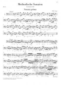 Methodische Sonaten 1 - Sonaten 1-6 von Georg Philipp Telemann für Flöte oder Violine und Continuo im Alle Noten Shop kaufen