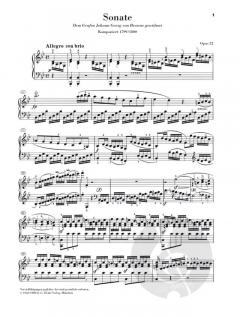 Klaviersonate Nr. 11 B-dur op. 22 von Ludwig van Beethoven im Alle Noten Shop kaufen