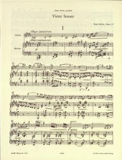 Sonate Nr. 4. op. 37 fis-Moll von Karl Höller für Violine und Klavier im Alle Noten Shop kaufen