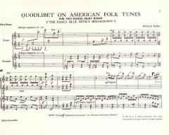 Quodlibet on 6 American Folk Tunes von Ingolf Dahl 
