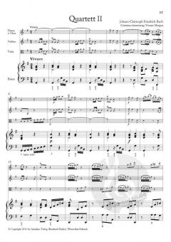 6 Quartette Band 1 (Johann Christoph Friedrich Bach) 