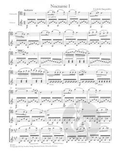 3 Nocturnes von Friedrich Burgmüller für Violoncello und Gitarre im Alle Noten Shop kaufen