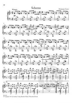 4 Klavierstücke von Hermann Goetz im Alle Noten Shop kaufen