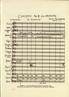 Konzert für Orchester op. 117 von Alan Hovhaness 