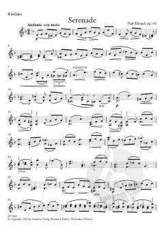 Serenade op. 45 von Paul Klengel für Violine und Viola im Alle Noten Shop kaufen (Stimmensatz)