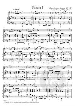 6 italienische Sonaten von Johann Joachim Quantz 