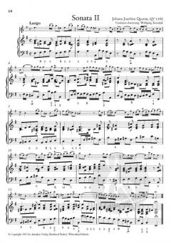 6 italienische Sonaten von Johann Joachim Quantz 