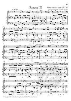 6 italienische Sonaten von Johann Joachim Quantz 