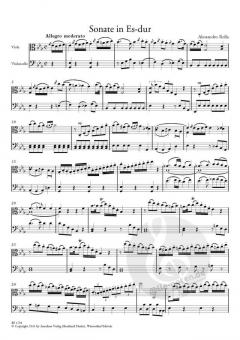 2 Sonaten in Es-dur und d-moll von Allessandro Rolla für Viola solo und Violoncello im Alle Noten Shop kaufen (Stimmensatz)