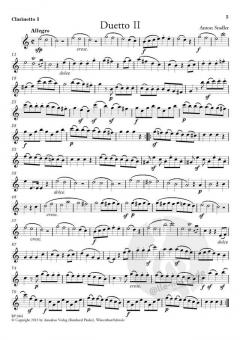 6 Duettinos von Anton Stadler für 2 Klarinetten im Alle Noten Shop kaufen (Stimmensatz)