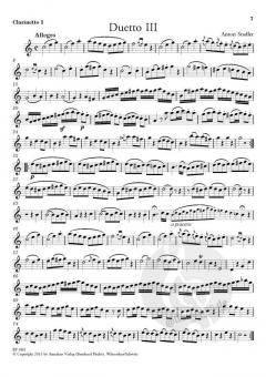 6 Duettinos von Anton Stadler für 2 Klarinetten im Alle Noten Shop kaufen (Stimmensatz)