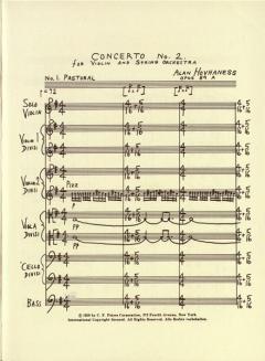 Konzert für Violine und Streichorchester op. 89a von Alan Hovhaness im Alle Noten Shop kaufen
