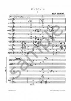 Sinfonia in 4 Sätzen von Ned Rorem für 15 Holzbläser und Percussion (optional) (Mr. und Mrs. Henry J. Heinz II gewidmet) im Alle Noten Shop kaufen