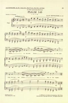 Psalm 148: Praise ye The lord op. 160 (Alan Hovhaness) 