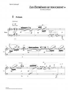 Les Extrèmes se touchent von Martin Schlumpf für Cello und Klavier im Alle Noten Shop kaufen