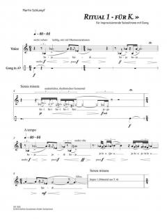 Ritual 1 - für K. (Martin Schlumpf) 