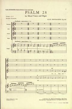 Psalm 28 op. 162 (Alan Hovhaness) 