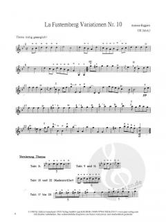 La Fustemberg Variationen Nr.10 von Antonio Riggieri für Mandoline solo im Alle Noten Shop kaufen (Partitur)