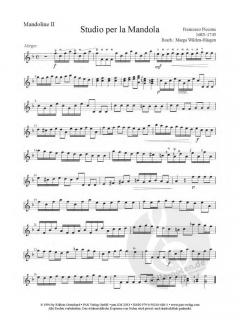 Studio per la Mandola von Francesco Piccone für 2 Barockmandolinen im Alle Noten Shop kaufen (Stimmensatz)