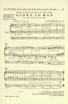 Glory To Man op. 167 (Alan Hovhaness) 