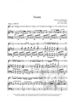 Sonate von Bartolomeo Bortolazzi für Klavier und Mandoline im Alle Noten Shop kaufen