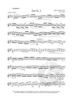 Duo Nr. 3 von Andrea Sforgi di Pisa für 2 Mandolinen im Alle Noten Shop kaufen (Stimmensatz)