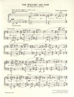 The Willows Are New von Wen-Chung Chou für Klavier im Alle Noten Shop kaufen