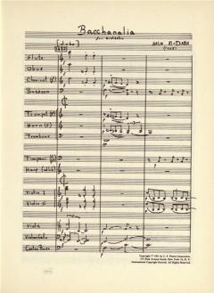 Bacchanalia von Halim El Dabh für Orchester im Alle Noten Shop kaufen