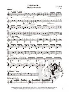 9 Préludes artistiques von Marlo Strauß für Mandoline solo im Alle Noten Shop kaufen (Partitur)