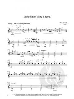 Variationen ohne Thema von Marlo Strauß für Mandoline solo im Alle Noten Shop kaufen (Partitur)