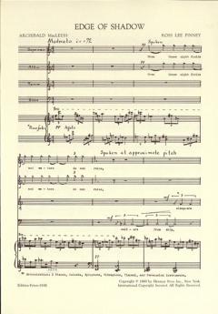 Edge Of Shadow (Ross Lee Finney) 