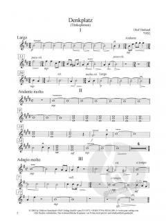 Denkplatz (Tänkeplatsen) von Olof Näslund für Gitarre und Zupforchester im Alle Noten Shop kaufen (Partitur)