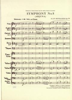 Sinfonie Nr. 8 op. 179 von Alan Hovhaness 