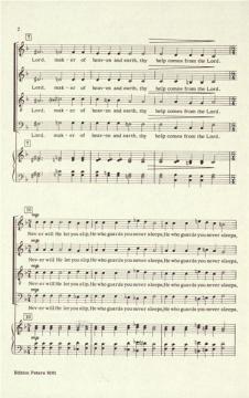 Psalm 121 - I lift up my eyes (Arthur Berger) 