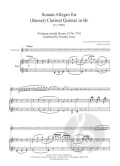 Sonata Allegro von Wolfgang Amadeus Mozart 