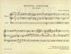 Festival Ouverture von Roger Chapman für Orgel im Alle Noten Shop kaufen