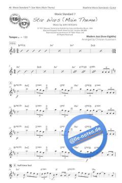 Realtime Movie Standards für Gitarre von Bernd Kiltz 