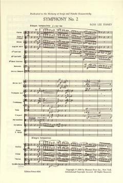 Sinfonie Nr. 2 von Ross Lee Finney 