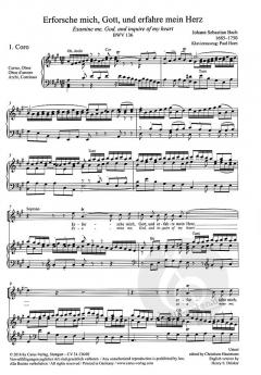 Erforsche mich, Gott, und erfahre mein Herz BWV 136 (J.S. Bach) 