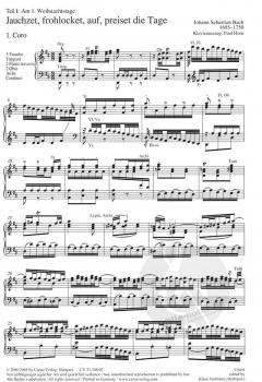 Weihnachtsoratorium BWV 248 - Klavierauszug XL von Johann Sebastian Bach 