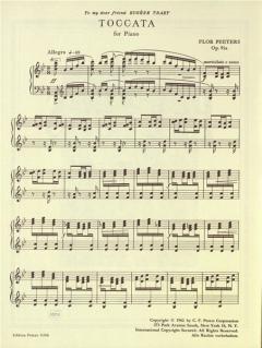 Toccata für Klavier op. 51A von Flor Peeters im Alle Noten Shop kaufen