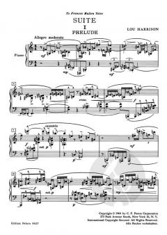 Suite for Piano von Lou Harrison 