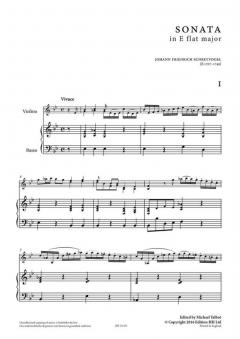 Sonata in E flat major von Johann Friedrich Schreivogel 