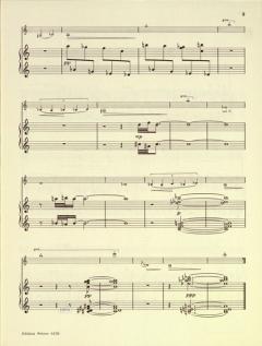 Duet op. 122 von Alan Hovhaness 