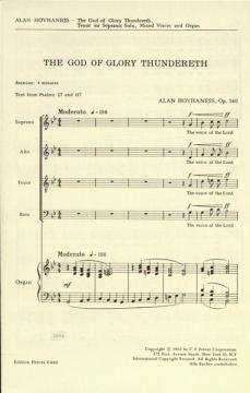 The God Of Glory Thundereth op. 140 (Alan Hovhaness) 
