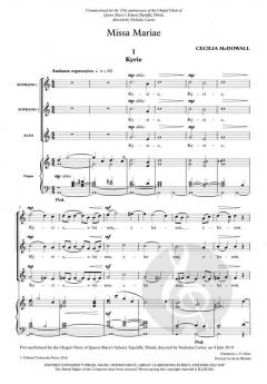 Missa Mariae (Cecilia McDowall) 