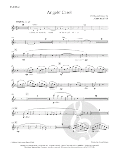Angels' Carol von John Rutter 