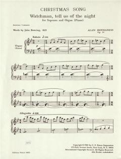 Christmas Song von Alan Hovhaness 